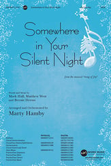 Somewhere in Your Silent Night SATB choral sheet music cover